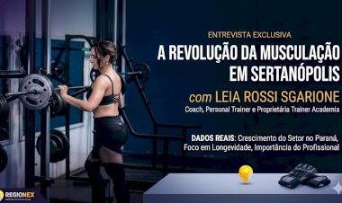 Musculação como Medicina: Leia Rossi inova com Treino de Longevidade na Trainer Academia em Sertanópolis