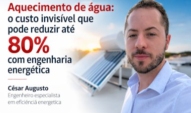Aquecimento de água: o custo invisível que pode reduzir até 80% com engenharia energética