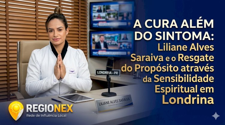 Liliane Alves Saraiva explica como técnicas milenares e espiritualidade tratam a causa da exaustão em Londrina
